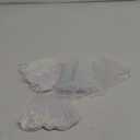 Newwiee 15 Yard Ruffle Pleated Chiffon Trim Jellyfish Organza Ribbons Ruffled Iridescent Ribbon Jellyfish Fabric Lace Fabric Trim for Hat Lantern Skirt Christmas Tree Decor (Iridescent)