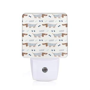 YASHILAIYA Cute Dachshund Dog Night Light,Funny Night Lights Plug into Wall Night Lights for Boys Girls Gifts for Stairway Hallway Bedroom 0.5W Nightlight