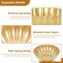 Gold Flower Vases for Centerpieces: Vintage Compote Bowl Vase for Wedding 4 Inch Small Pedestal Vase for Party Gold Centerpieces for Table Metal Urn for Event Home Decor Set of 2