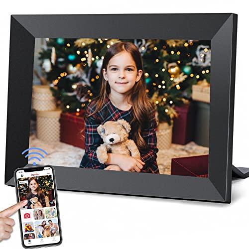 Frameo 10.1 Inch WiFi Digital Picture Frame with 32GB Storage,1280 * 800P IPS HD Touch Screen,Send Photos/Videos from Your Phone Anywhere, Photo Gifts for Parents and Grandparents