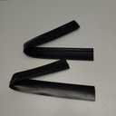 2 Pack Silicone Stove Counter Gap Covers, Heat Resistant Stove Gap Filler, 21 Inch Black Stove Guard for Counter, Easy to Clean