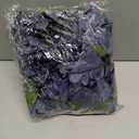 20 Pcs Artificial Flower Peonies, 5" Silk Fake Peonies with 6" Stems No Leaf, Faux Peonies Flowers for Decoration Wedding Home Party Centerpiece Decor Floral Art (Navy Blue)