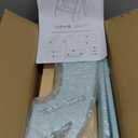 Wooden Step Stool, Two Step Stools, 300 lb. Load Capacity, with Safety Non-Slip Pads and Handles, Bamboo Step Stool for Bathroom and Kitchen, Children's Christmas Gift Blue