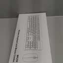 Wireless Keyboard and Mouse Combo, Full Size Silent Ergonomic Keyboard and Mouse, Long Battery Life, Optical Mouse, 2.4G Lag-Free Cordless Mice Keyboard for Computer, Mac, Laptop, PC, Windows(Pink)