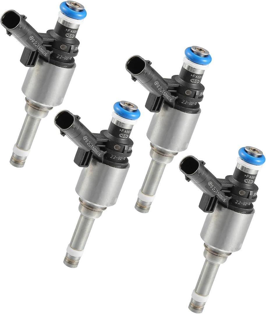 Motoforti 4pcs 06H906036G Car Fuel Injector Replacement for Audi A3 A4 A5 Q5 TT for VW CC GTI Tiguan Passat Jetta 2.0L Long-lasting