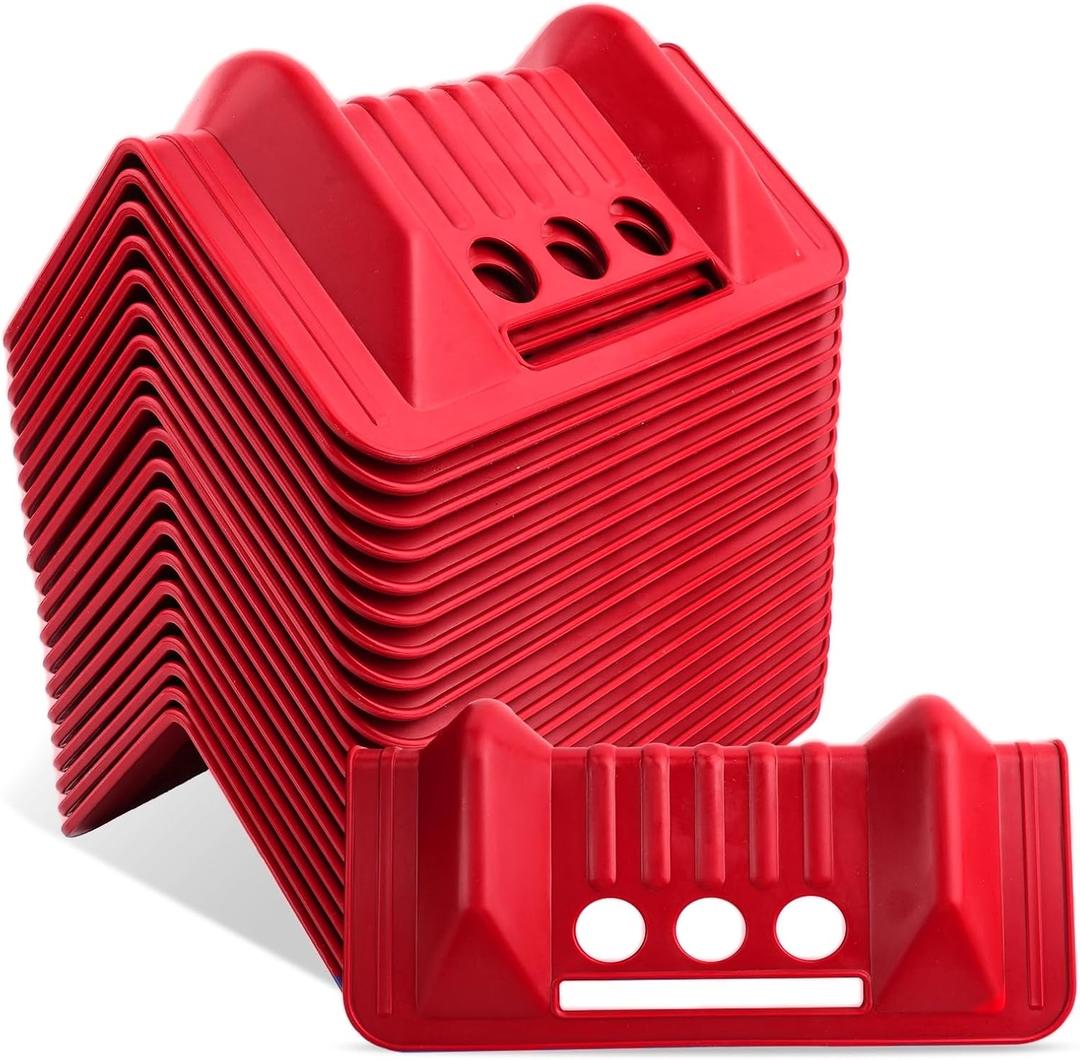 20 Pack Corner Edge Protectors for Cargo Loads, Heavy Duty Tiedown Corner Protector Flatbed Edge Corner Protector Holder Edge Protectors for Pallets,Trailer,Truck