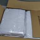 Table Cover for 6 foot Rectangle Tables-8 Pack White Fitted Stretch Tablecloth-Elastic Spandex 6ft Folding Tablecloths for Party, Vendor Booth Display, Banquet Buffet Event, Craft Trade Show
