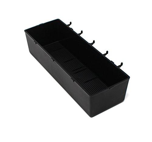 JSP Manufacturing Heavy Duty Black Peg Board Storage Bin - Parts Storage Bins Hooks to Peg Tool Board Workbench Craft (1)