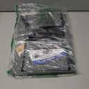 BAGSFY Walker Tray with Cup Holder & Side Pocket  Hard Top Walker Table for Seniors  Folding Walker Accessory for Meals, Reading, Drinks  Non-Slip Surface, Tool-Free Install, Universal Fit (Grey)