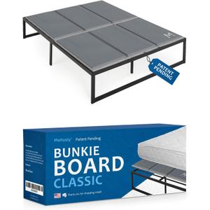 Meliusly Premium 10mm Bunkie Board Queen Size (60x80'') Patent Pending Low Profile Bed Board Design - Breathable, Noise Minimizing, Moisture Resistant Bunkieboards, Low Profile Bed Support (Queen (60x80''))