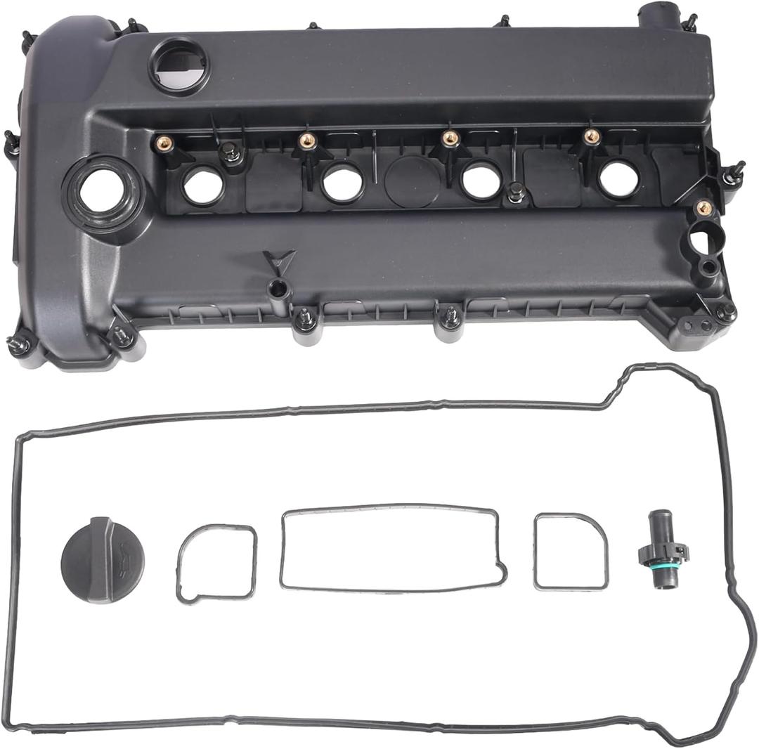 Engine Valve Cover with Gasket fits for Mazda 3 2.0L/2.5L 2010-2013, fits for Mazda 5 2.3L/2.5L 2009-2015, fits for Mazda 6 2.5L 2011-2013, fits for Mazda CX-7 2.5L 2010-2012, #L502-10-210E L50210210E
