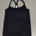 MathCat Workout Tank Tops for Women with Built in Bra, Sleeveless Gym Tops Seamless Racerback Athletic Yoga Shirts (Small, Carbongrey)