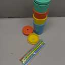 Homestockplus Reusable Wheat Straw Cups with Lids and Silicone Straws, 10 Oz Chip Resistant E-Co Friendly Small Water Cups for Milk, Drinks, Smoothies - 4 Colors