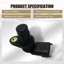 Car Camshaft Position Sensor for EPC Fault Light Weak Start, Replacement Number F01R00B003, Camshaft Sensor with Sealing Ring for EPC Fault Light and Weak Start, Compatible with Chery Ford