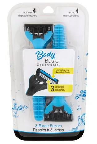 Body Basic Essentials 3-blade Disposable Razors Body Basic Essentials 3-blade Disposable Razors