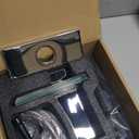 LED Bathroom Faucet, Bathroom Sink Faucet 1 Hole, Waterfall Spout Single Handle Bath Vanity with Pop Up Drain Parts Mixer Tap Open Water Spout Polish Chrome