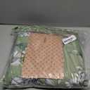Bedsure Duvet Cover Queen Size - Reversible Green Floral&Bird Duvet Cover Set with Zipper Closure, 3 Pieces Mistletoe Bedding Set with 8 Corner Ties and 2 Pillow Shams 20"x26"
