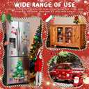 Christmas Fridge Magnets Stickers Christmas Refrigerator Magnetic Stickers Santa Claus Xmas Tree Fridge Decor