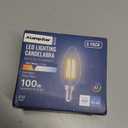 FLSNT 60W Equivalent LED Chandelier Light Bulbs, Dimmable, E12 Base, Clear B11 LED Filament Candelabra Bulbs, 2700K Soft White, 6 Pack