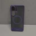 TORRAS Strong Magnetic & Seamless Stand for Samsung Galaxy S26 Ultra Case, Fit for MagSafe, Mil-Grade Drop Protection, Kickstand for Samsung Galaxy S26 Ultra Case, Translucent Back/Purple Edge