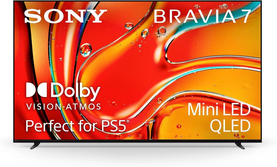 Sony 65 Inch Mini LED QLED 4K Ultra HD TV BRAVIA 7 Smart Google TV with Dolby Vision HDR and Exclusive Features for PlayStation5 (K-65XR70)