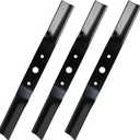 91-585 Mower Blades Compatible with Woods 72" Decks Prd7200 Rd72 Rd7200 Rd7200-2, Heavy Duty Blade Replace 1008199 1008199kt 10081899kt2, 3 Pack