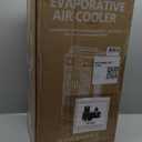 Portable Windowless Air Conditioners, 3-IN-1 Swamp Cooler, Evaporative Air Cooler, 6 Speeds & 3 Modes, 3-Gal Water Tank for Cooling, 20 FT/S Remote Control, Portable Air Cooler for Indoors