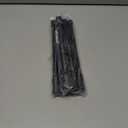 2 x Spring Tension Rod, Goowin Small Tension Rod, 5/8" Diameter No Drilling Expandable Short Tension Rods Spring Rods, Tension Rods for Closet, Cupboard, Hanging Clothes, Black, 3 Pack (10-15.7 inch)