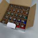 C7 LED Christmas Lights Replacement Bulbs, 25 Pack 0.6w C7 Ceramic Multicolor Light Bulbs with E12 Candelabra Base, Vintage Colored Light Bulbs for Indoor/Outdoor Christmas String Lights