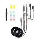 Universal Oscilloscope Probe with Accessories Kit 100MHz Oscilloscope Clip Probes with BNC to Minigrabber Test Lead Kit