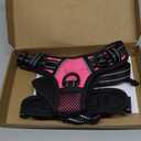 PHOEPET No Pull Dog Harnesses for Small Dogs Reflective Adjustable Front Clip Vest with Handle 2 Metal Rings 3 Buckles [Easy to Put on & Take Off](S, Pink)