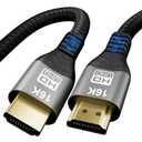 16K 10K 8K HDMI 2.2 Cable 3.3FT, 96Gbps Ultra High Speed HDMI Braided Cord, Support 16K@60Hz 8K@60Hz 4K@120Hz eARC HDCP 2.2&2.3 HDR10+ Dolby for PS5 PlayStatio5 Xbox Series X Apple TV 4K