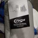 PORTAL 8 Person Family Camping Tent with Screen Room, Water Resistant Big Tunnel Tent with Rainfly, Large Family Tent for Outdoor Camping, Party (Blue)