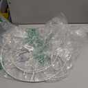 Christmas Wreath Window Lights Decorations, 2 Packs 14" Christmas Window Lights with Bow, Timer Remote Control USB Powered Window Silhouette Light for Door Home Winter Xmas Party