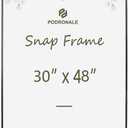 30x48 Poster frame, Plexiglass, Black Snap Frames, Coating Aluminum Profile, Display Horizontally & Vertically1PCS