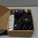 T-SUN Smart RGBW Spotlights, Indoor Uplights, Spotlights with App & Remote, Music Sync, 16M Colors, Timer, Dimmable, Waterproof Floor Spotlight for Plants Home Party Stage Decor, Set of 4