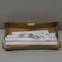 Closet Rods for Hanging Clothes, 17 to 84 Inch Heavy Duty Stepless Adjustable Closet Hanging Rod, 1.3 Inch Diameter Metal Closet Rod for Wardrobes Laundry Bedroom RV, White