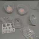 Nenesupply Handsfree Wearable Breastmilk Collection Cara Cups Caracups Compatible with Spectra S1 S2 9 Plus Breast Pumps 24mm Silicone Flanges Replacement for Spectra Pump Parts 19 21mm Inserts