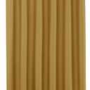 Biscaynebay Hotel Quality Extra Long Fabric Shower Liners 72" Width by 84" Length, Gold Water Resistant Bathroom Curtains Rust Resistant Grommets & Weighted Bottom Hem Machine Washable