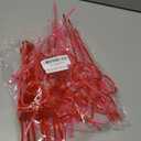 36PCS Valentine’s Day Party Straws Supplies – Heart Drinking Plastic Crazy Loop Galentine's Party Decorations