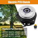 462339 484276 Electric PTO Clutch with PTO Switch Fit for Scag Cheetah, Fit for Tiger Cat II for V-Ride Series 1.125 Crank Mowers 461661 461660 462166 461826 483957 461715 481687