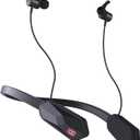 150H Playtime Neckband Bluetooth Headphones with LED Power Display, Bluetooth V5.3 Sweatproof Sport Headsets Stereo Sound, 7 EQ and Game Mode, USB-C Fast Charging, with Noise Cancelling Microphone (X8)
