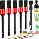 REGUICORP 13PCS Car Detailing Brush Set, Car Detailing Brush Kit, Ultra No Soft Scratch Detailing Brush, Car Cleaning Brushes for Interior or Exterior - Professional Dusting Cleaning Supplies
