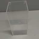 Acrylic Tarantula Enclosure Terrarium, 8" x 4" x 4" Small Magnetic Reptile Tank, Micro Spider Breeding Habitat Cage, Clear Ventilated Lizard Display Box for Hermit Crab Invertebrates Scorpion