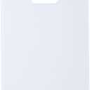 Farberware Reversible Plastic Cutting Board, White, Dishwasher Safe, Non-Porous, Kitchen Essential for Chopping, Slicing, and Prep, Easy to Store, Durable, Versatile Cutting Surface,  11x14