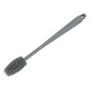 Rubber Bottle Brush, 33 cm, Gray