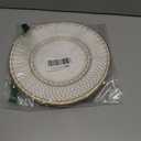 Talking Tables 24 x Large Gold Disposable Paper Plates-Strong and Sturdy Elegant Pretty Design Recyclable Dishes for Christmas, Birthday Party, Weddings, Anniversary 10.6