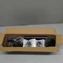 2 Pack Door Security Bar - Upgraded 360 Pivoting Anti-Slip Base,Heavy Duty Burglar Door Stopper Stick,28-52" Adjustable Barricade Safety Jammer Stoper for Front Door Patio Sliding Glass Window (Black)