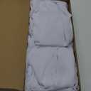 Wokceer 7.2 FT Wedding Arch Backdrop Stand and White Arch Cover, Metal Arch Stand with Arch Stand Cover for Birthday Party Wedding Ceremony Bridal Baby Shower Event Decor