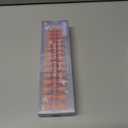 2 x Pink French Tip Press On Nails, OPkssnails 150pcs French Press ON Nails Extra Short Almond, Pre-lasting Soft Gel Nails, Soak Off Acrylic False Nails for Nail Art DIY Extension 15 Size (C2 DXR-Pink)